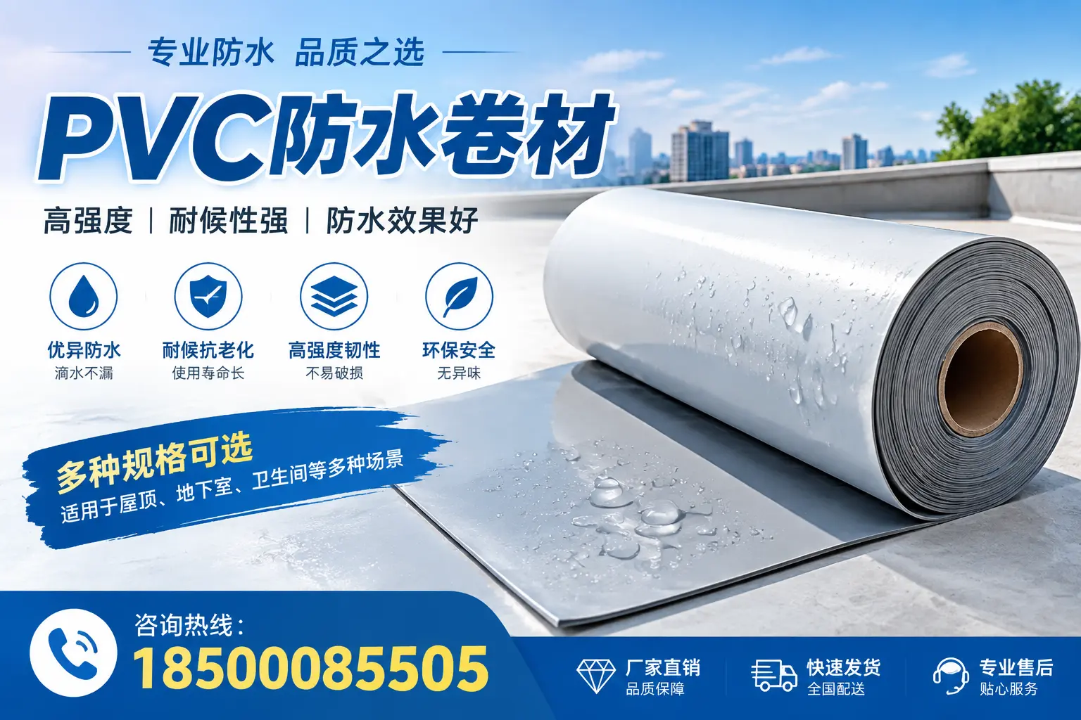 选用PVC防水卷材时需要避开的常见误区，特别是在三明